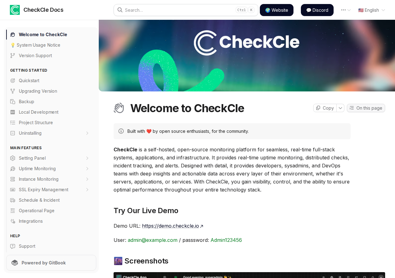 Skärmdump av CheckCle