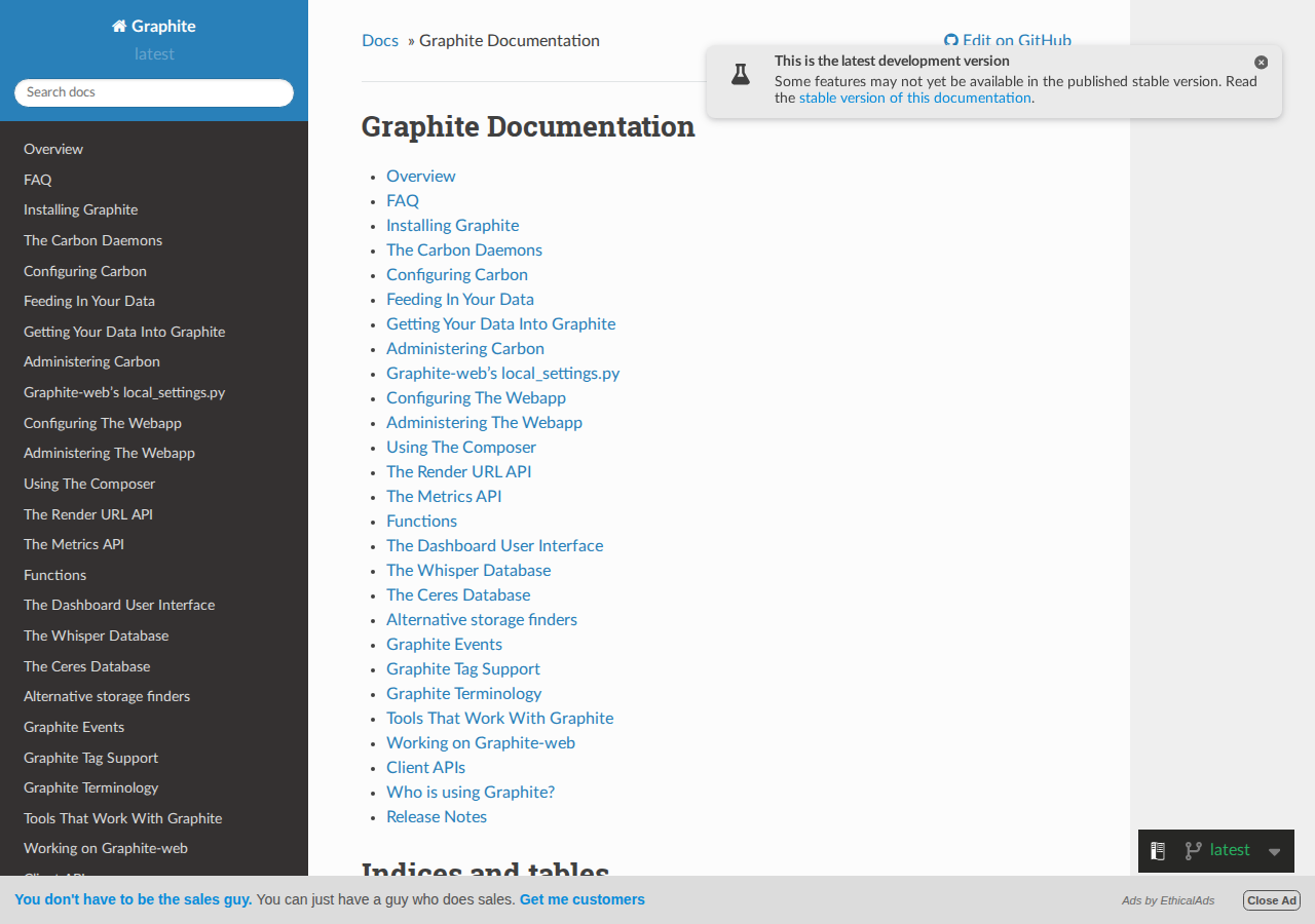 Skärmdump av Graphite