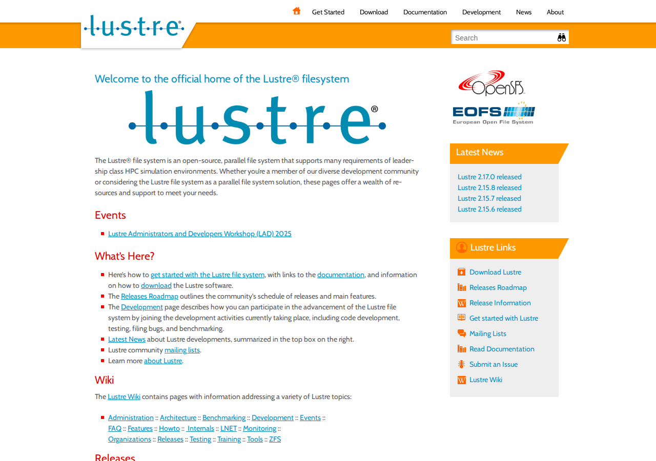 Skärmdump av Lustre