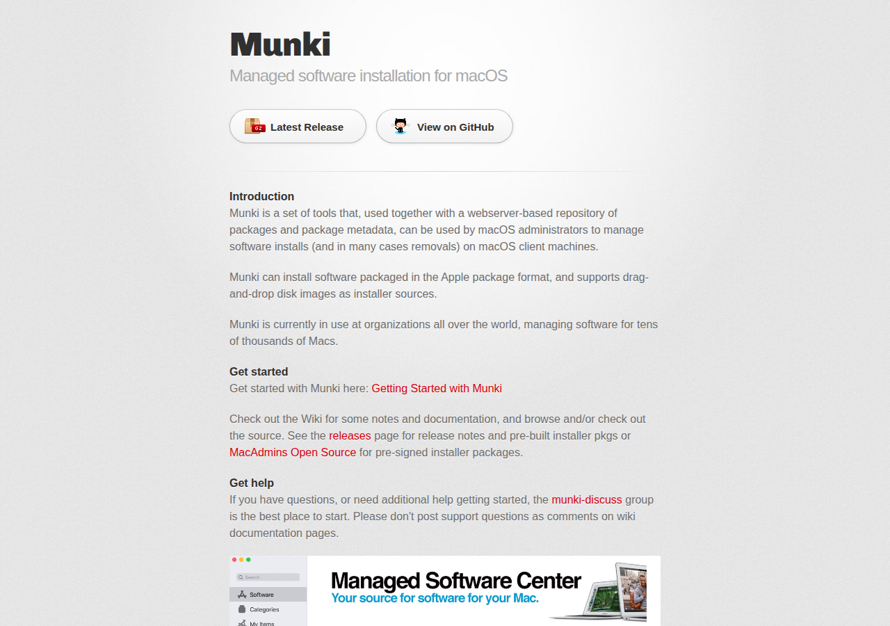 Skärmdump av munki