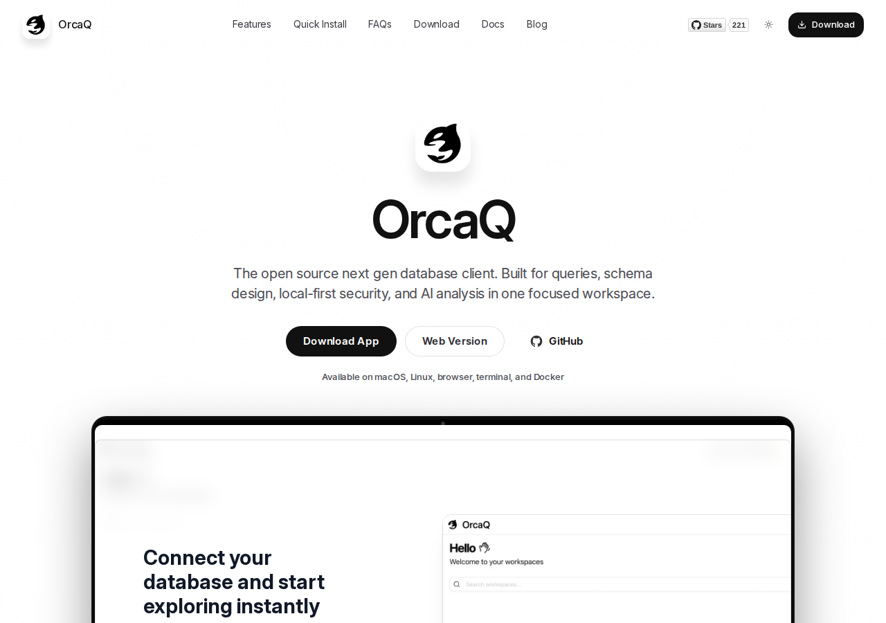 Skärmdump av OrcaQ