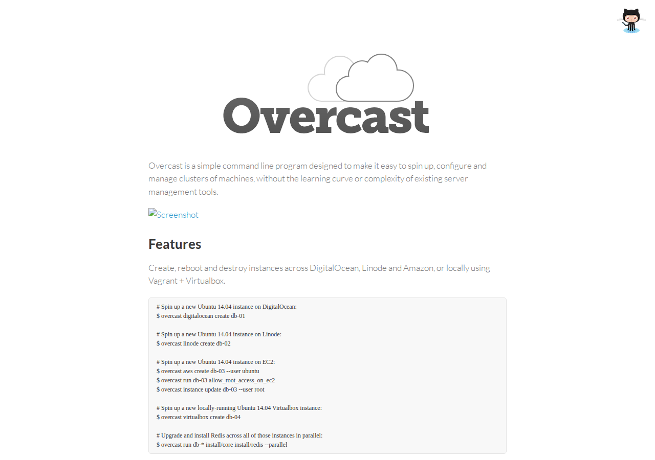 Skärmdump av Overcast