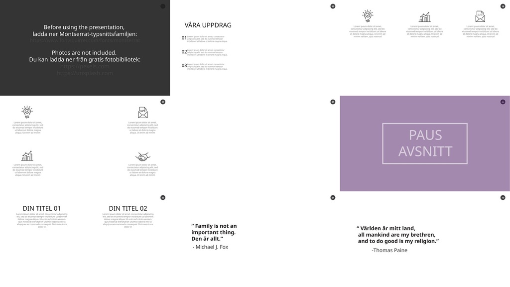 Animated photo slides