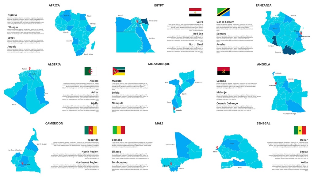 Africa, light theme