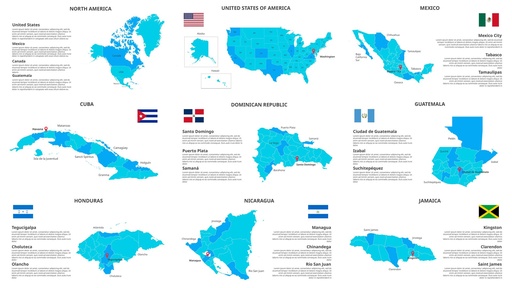 Nordamerika, ljus