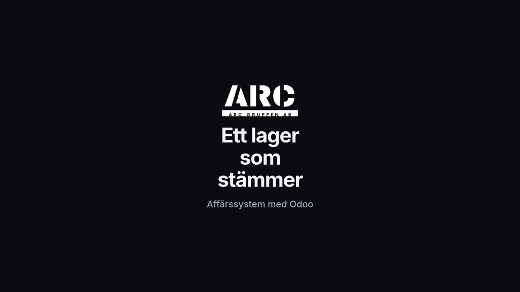 Ett lager som stämmer