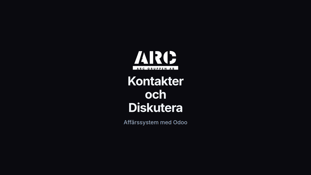 Kontakter och Diskutera